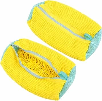 Saco Bolsa para Lavar Tênis na Máquina Reforçado com Zíper – Microfibra Acolchoada Proteção e Praticidade para Lavagem